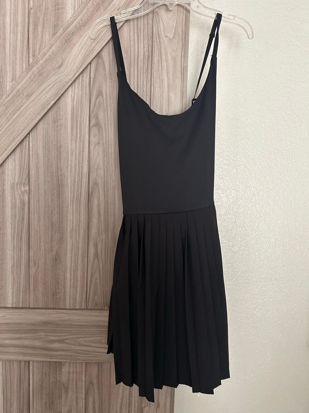 NWT Pink Victoria Secret Pleated Tennis dress mini large black